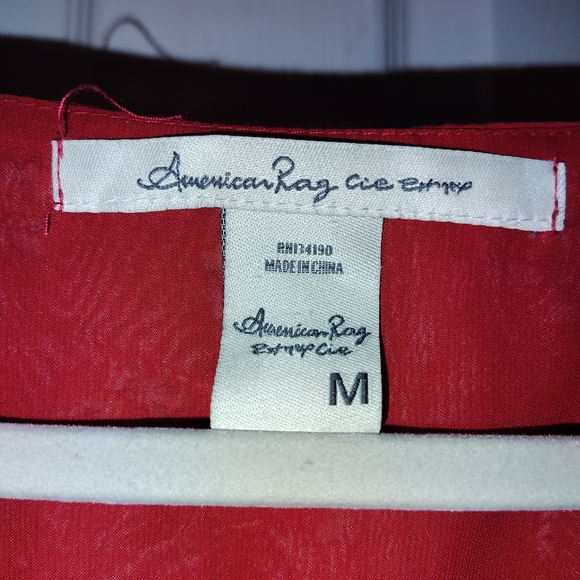 American Rag Red Top - Picture 2 of 5
